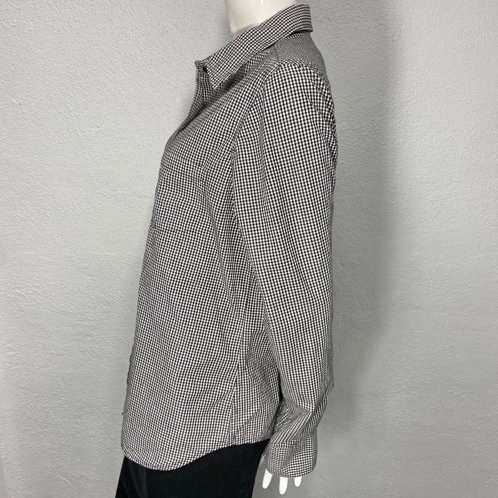Pendleton Black White Gingham Button Down Shirt - image 5